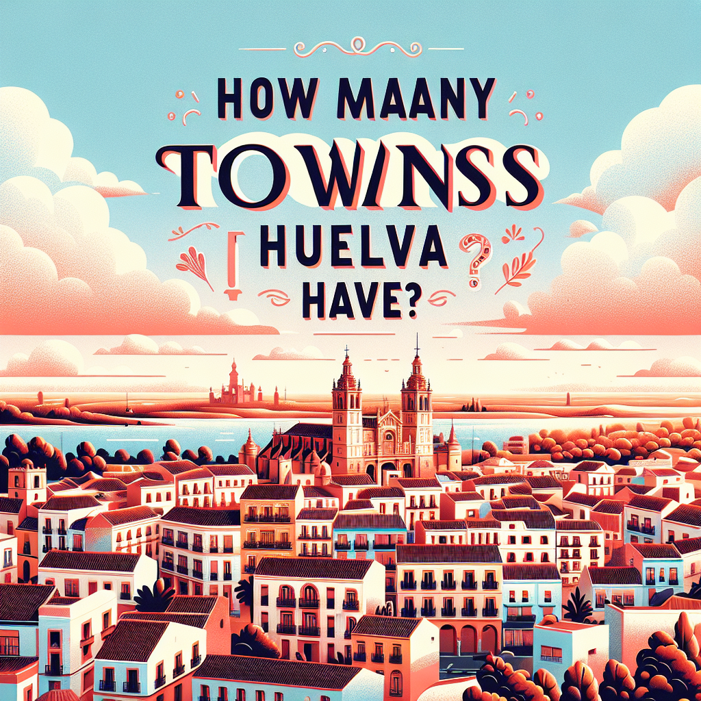 ¿Cuantos pueblos tiene la ciudad de Huelva