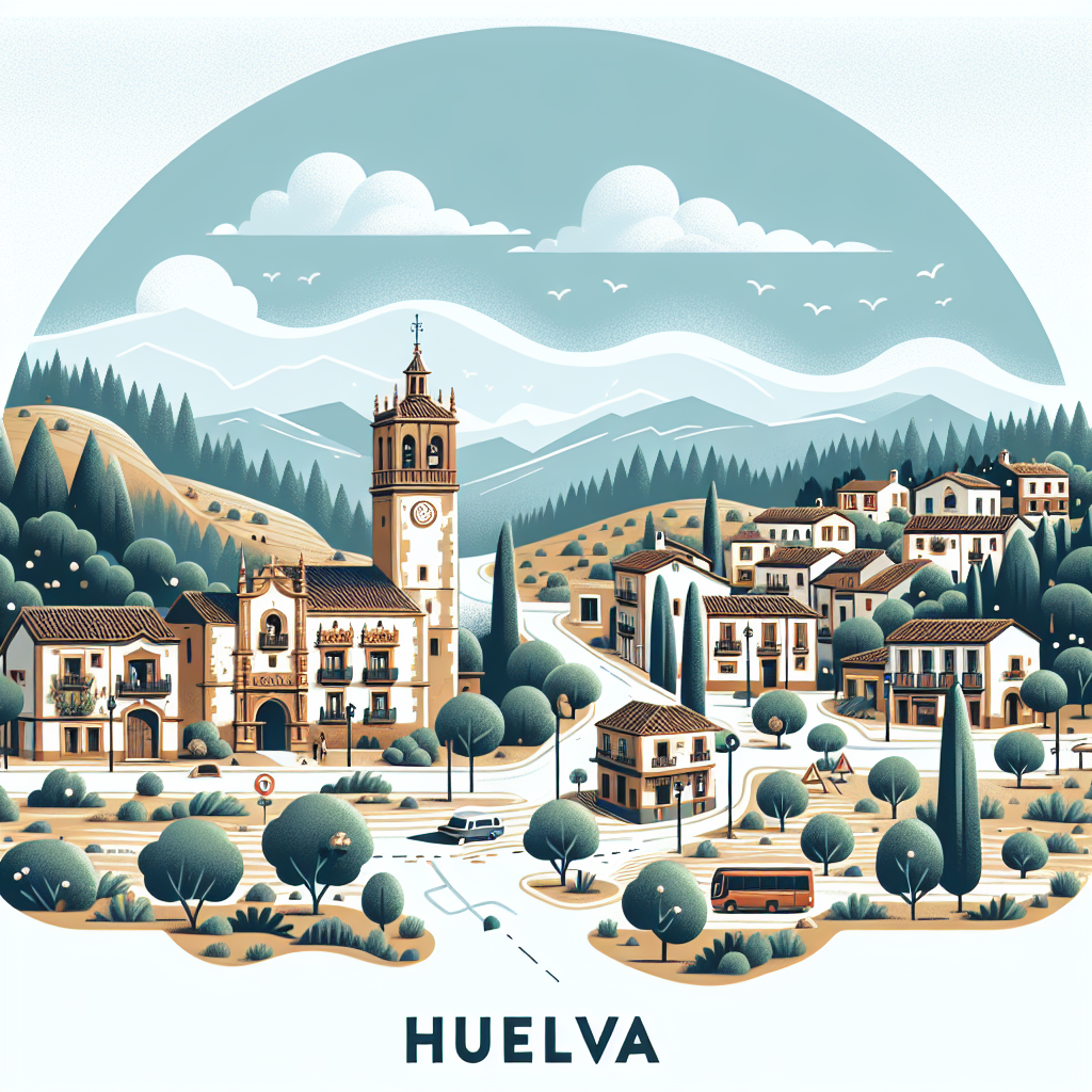 ¿Que pueblos hay cerca de Huelva